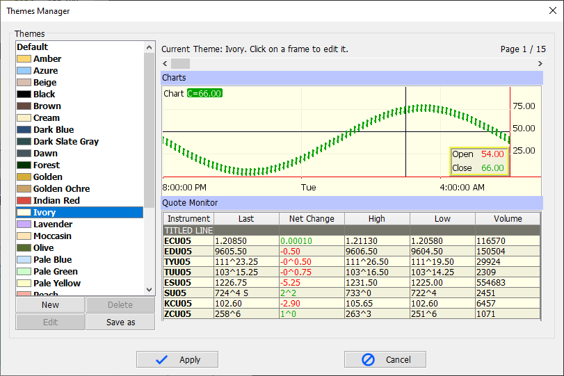 QST Professional Teams Functionality For Customized Unified Color Scheme Throughout Screens Of The Application